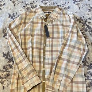 Men's Plaid Button-Down Shirt